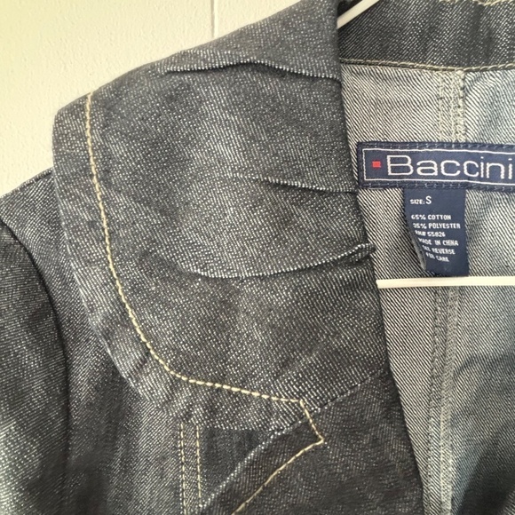 NWT Y2K vintage Baccini denim jacket size small - Picture 5 of 16